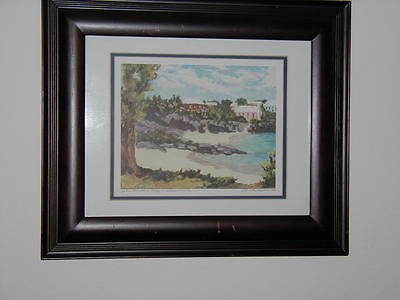 anita symonds watercolor of john smith s bay bermuda time