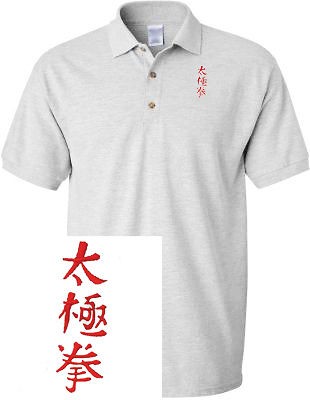 Tai Chi Chuan Sports Soccer Golf Embroidered Embroidery Polo Shirt