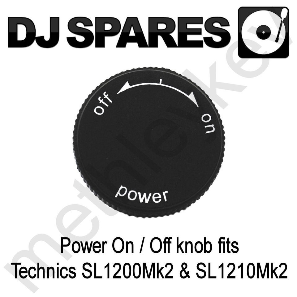 POWER ON / OFF KNOB ONLY FITS TECHNICS SL1200MK2 SL1210MK2 NEW SL1200 