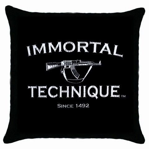 immortal technique hip hop rap throw pillow case new from