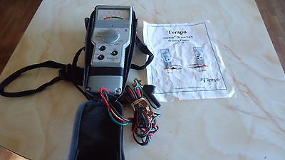 TEMPO SIDEKICK T&N STRESS LEAKAGE CABLE TESTER CABLES MANUAL WARRANTY 