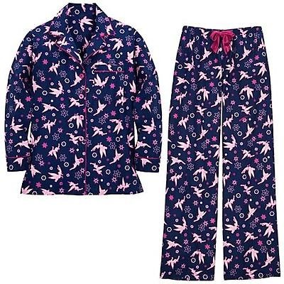 disney womens tink tinker bell flannel pajamas set