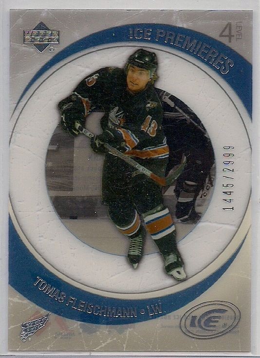 2005 06 Upper Deck Ice Premieres Tomas Fleischmann Rookie RC # 210