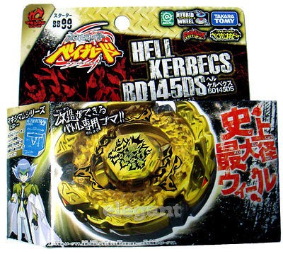 TAKARA TOMY Metal Fight Fusion Beyblade Hell Kerbecs BD145DS BB99 