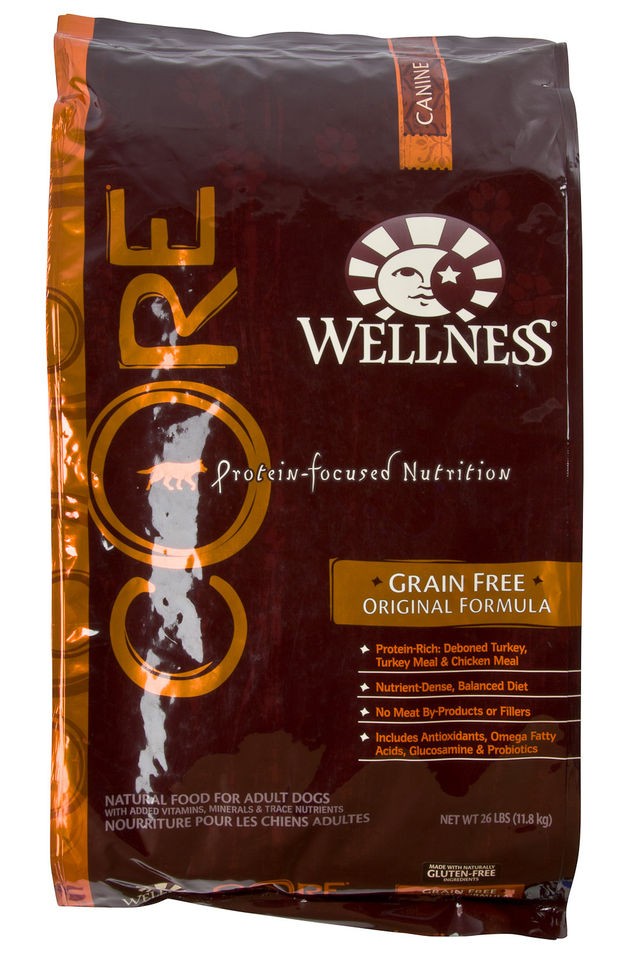 Wellness Dog Food Core Original Grain Free Formula 26 Pound Bag