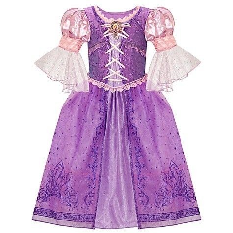  PRINCESS RAPUNZEL DRESS sz LARGE COSTUME w/ WIG