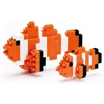 Nanoblock Clown Fish NBC 002 Kawada Japan Mini Building Blocks NEW