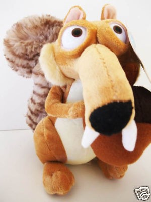 100 % new ice age 3 scrat 20cm plush toy