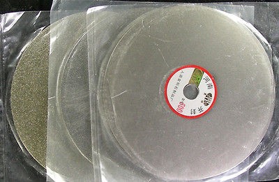 new 6 diamond lapidary flat lap disk 80 3000 grit