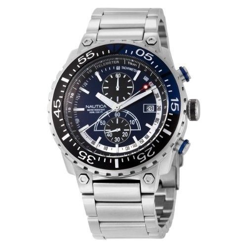 NEW NAUTICA N15519G TELEMETER TAC CHRONO 330FT MENS WATCH LTD FREE 