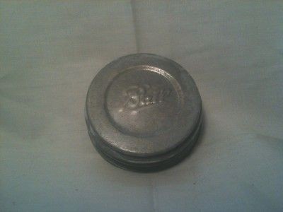 Ball Zinc canning lid (cap) for Mason Jars Regular porcelain lined.