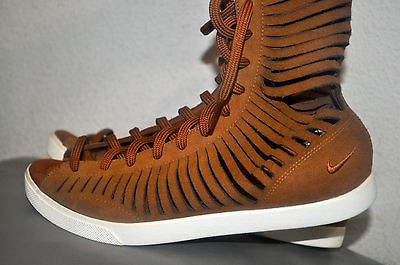 Nike Wmns Racquette Slice Hazelnut Leather Womens Gladiator Sandals 