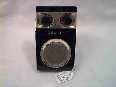   HAND WIRED HYBRID ZENITH ROYAL 500 TRANSISTOR RADIO VERNIER TUNER WKS