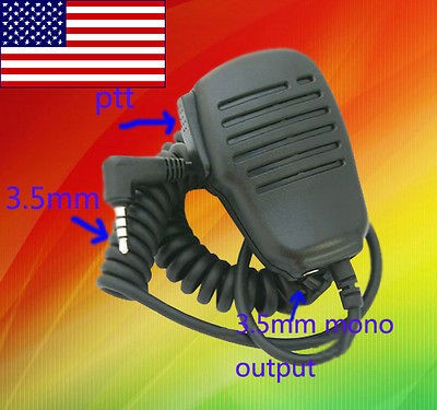 handheld speaker mic for yaesu yeasu vertex radio 1 pin