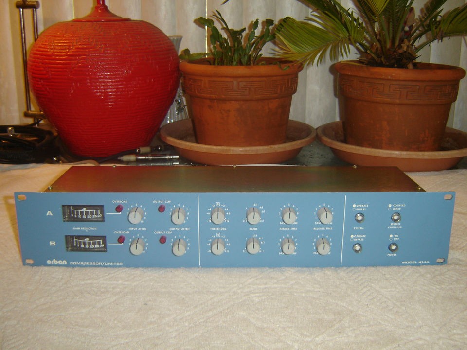 Orban 414A, Original, 2 Channel, Compressor Limiter, Broadcast 