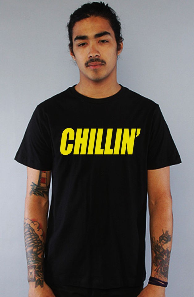   MTV Jersey Shore Store Situation Vinny Chillin Yellow Black Shirt