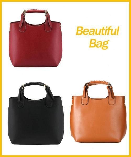 Leather women handbag purse Bag tote shoulder bag Vintage A8158