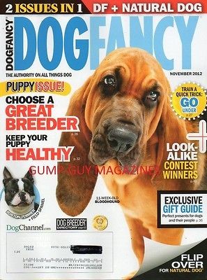 Dog Fancy Nov 2012 BLOODHOUND Pembroke Welsh Corgi FIELD SPANIEL 