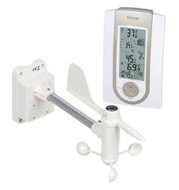 taylor wireless weather station with anemometer mfg 2752 time left