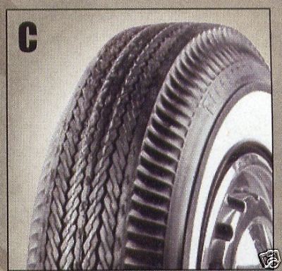 550 16 firestone 2 1 2 wide whitewall bias tires