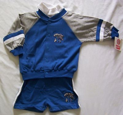 kentucky wildcats baby jacket creeper shorts nwt 12m