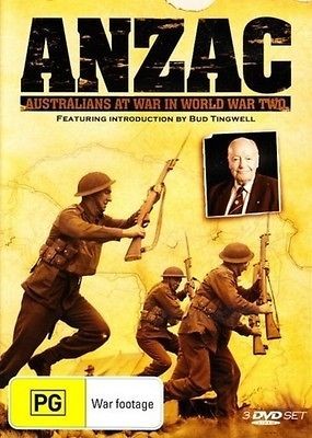 ANZAC AUSTRALIANS AT WAR IN WORLD WAR TWO~3 DVD SET~AUSSIE SOLDIERS 