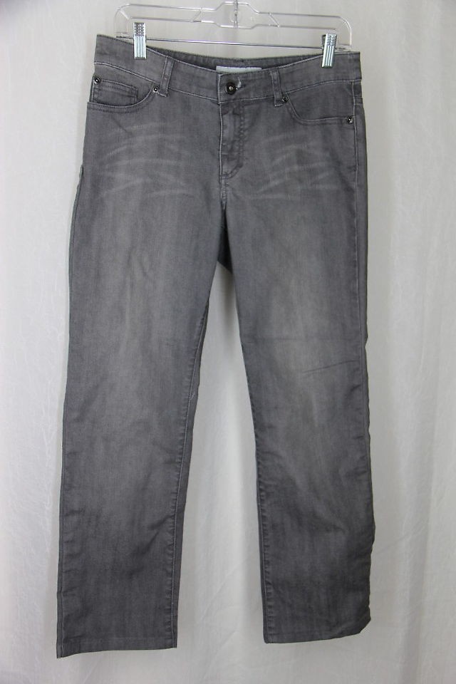   Short 4 6 S Gray Platinum Denim 31 X 28 Cotton Stretch Jeans ~1754