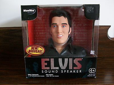 bust elvis sound speaker wowwee elvis presley from canada time