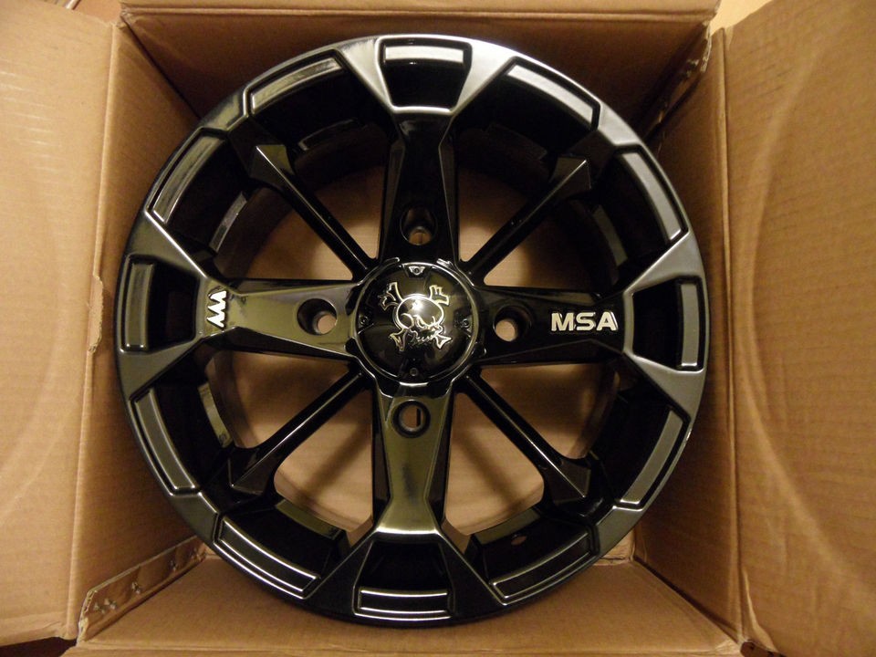 MSA M17 14 14in. Wheels Rims Elixir M17 04737 14x7 ET +10 Black 