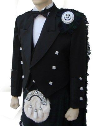 scottish prince charlie jacket vest 38 to 56 pcj3