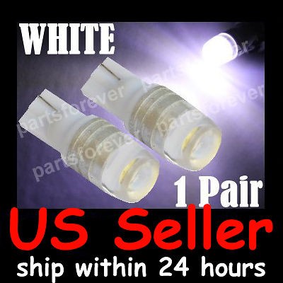 2X T10 1.5w LED Bulb projector len 12V DC 579 1250 280 C4V T15 1252 