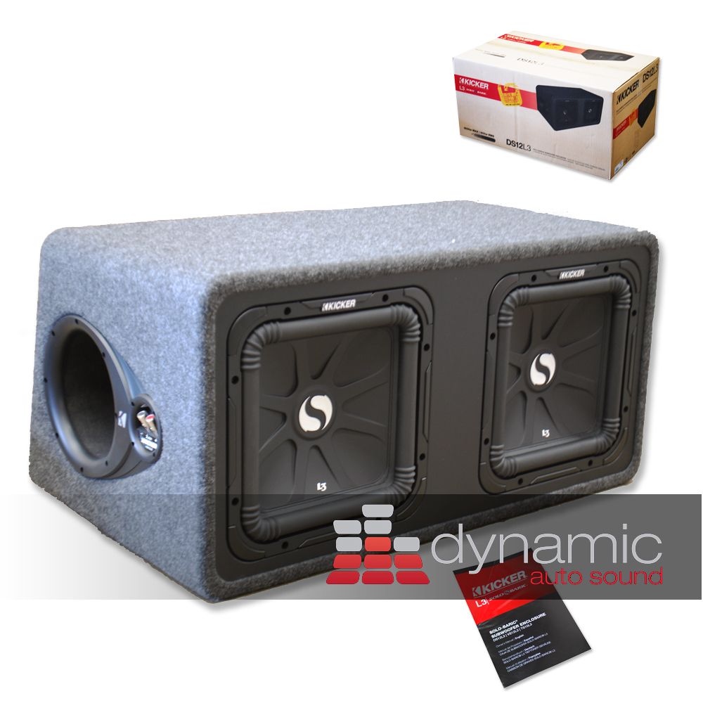 Kicker DS12L3 L3 12 Subwoofer System 11 DS12L3 2 2 S12L3 Subs 2 Ohm 1 