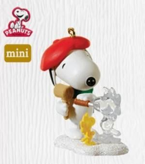 2010 hallmark ornament mini winter fun snoopy 13th shipping info