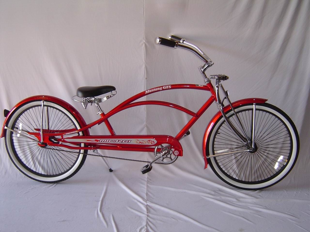 26 beach cruiser oversize hi ten steel micargi mustange gts