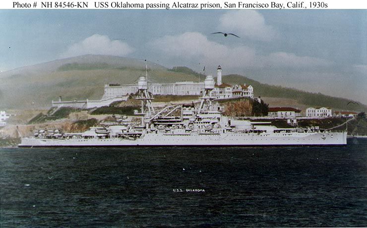 uss oklahoma battleship 37 later bb 37 1916 1946