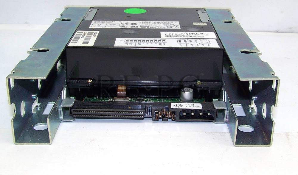 Seagate STD2401LW 4mm DDS 4 SCSI DAT Tape Drive White