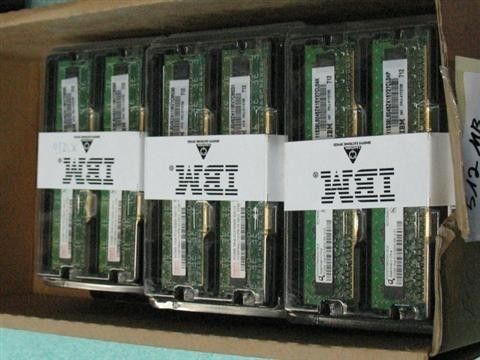 Pair IBM 512MB PC2 5300E 41Y2725 ECC 1GB Kit New