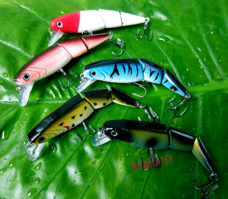 5pcs RAP Swimbait Jointed Fishing Lures Bait Tackle Hook 90G 73