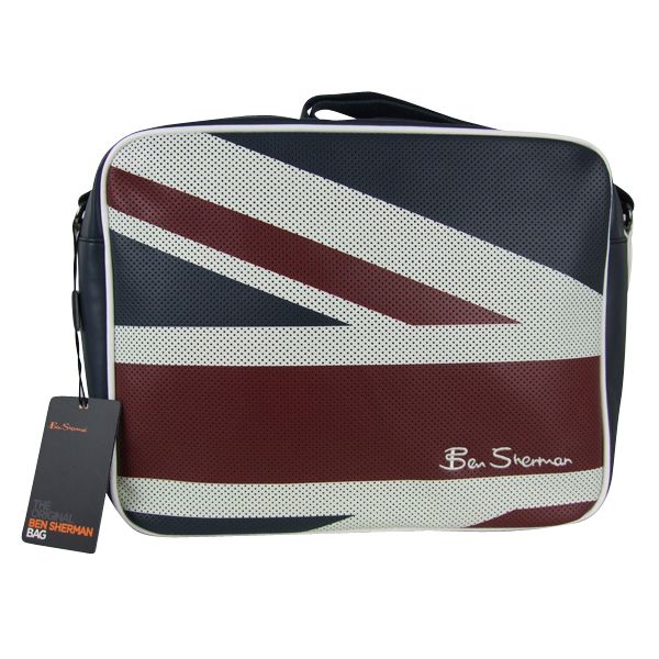 Shoulder Bag Ben Sherman School Flight Retro Sixties New