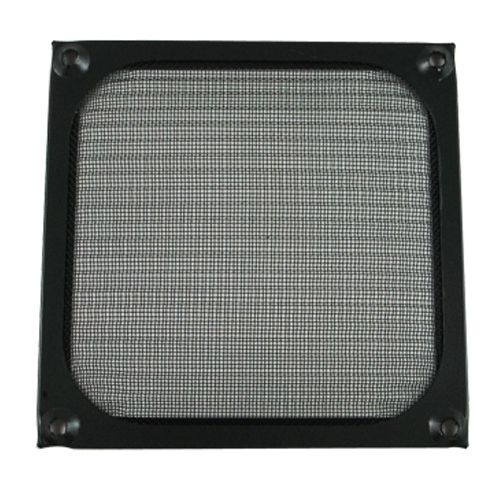 92mm Quality Anodized Aluminum PC DC Fan Filter Black