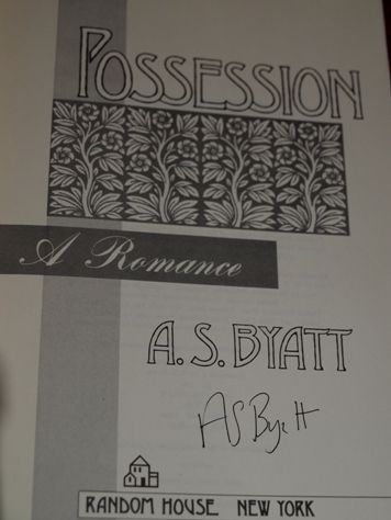 Byatt Signed 1st Edition Printing Possession