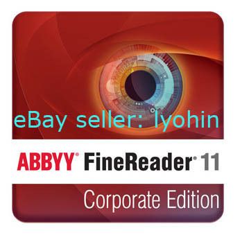 Abbyy Finereader 11 Corporate Edition OCR 