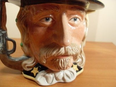 ROYAL DOULTON D. 6712 BATTLE OF LITTLE BIG HORN TOBY JUG MUG 