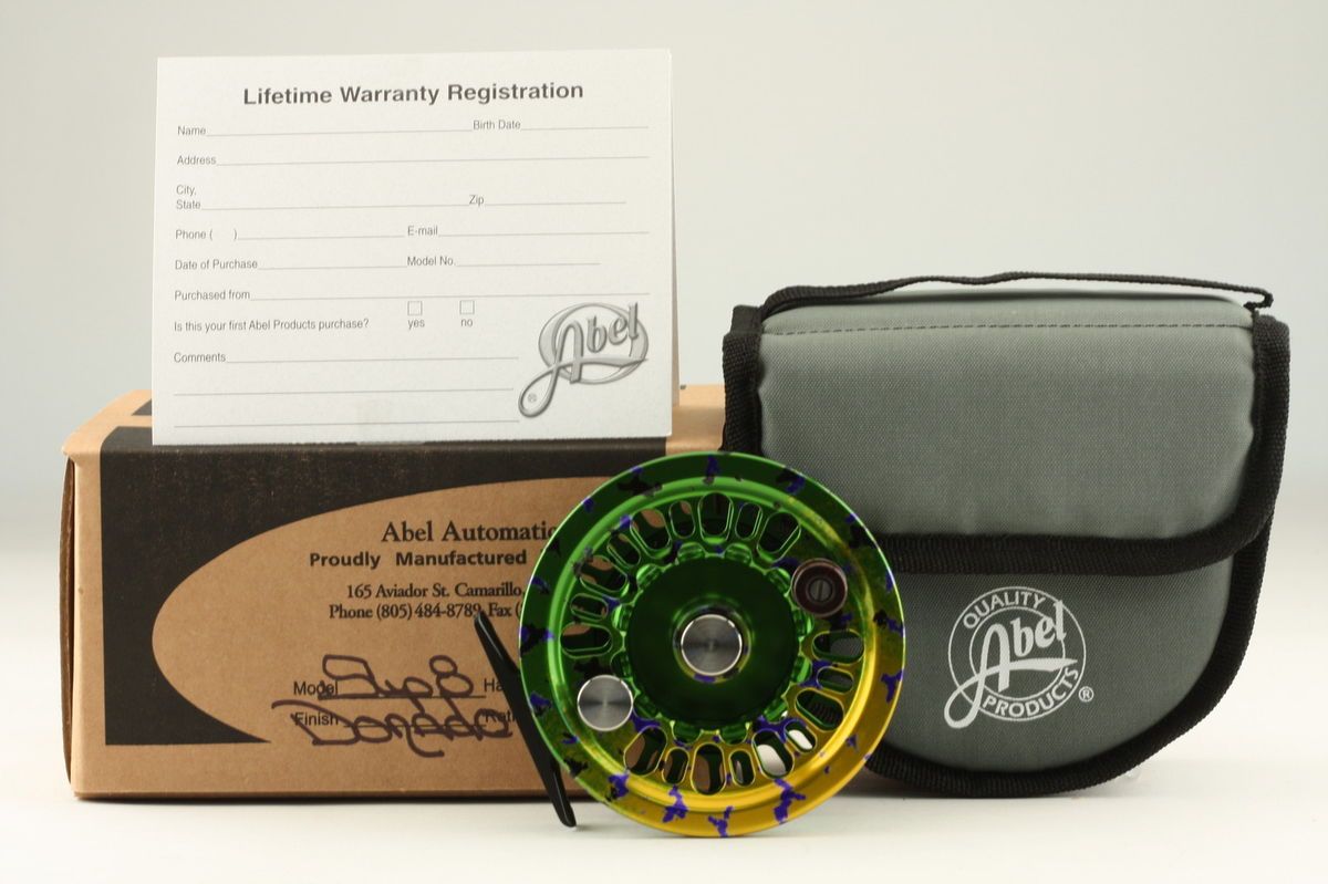 Abel Super 8 Fly Reel Large Arbor Dorado