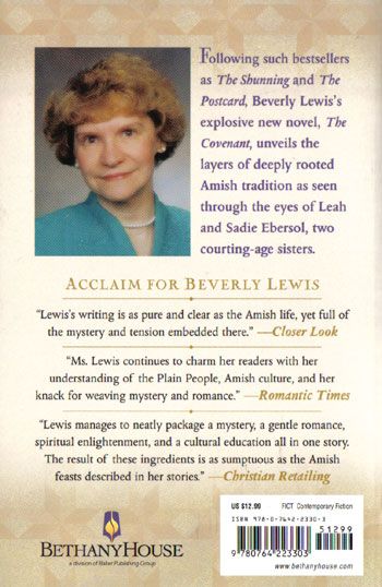 NEW Amish Fiction The Covenant (Abrams Daughters #1)   Beverly Lewis