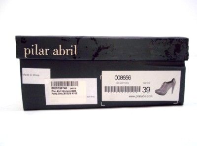 pilar abril women s pump grey size 9 m