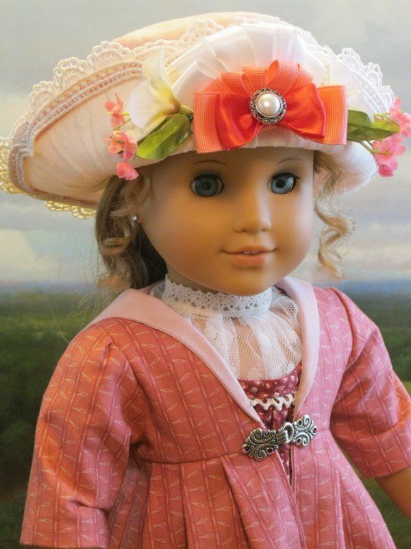 Open Pelisse Ensemble for Caroline Abbott 1812 American Girl Doll 18in 