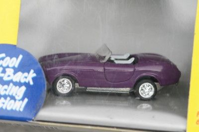 JOHNNY LIGHTNING T02 AC COBRA SNAKE EYES PURPLE PUSH BODY NIP NIB