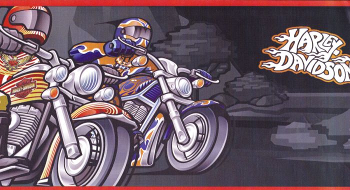 harley davidson wallpaper border