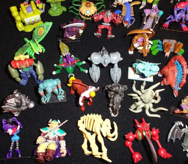 Huge Lot Yu Gi Oh Action Figure Minis